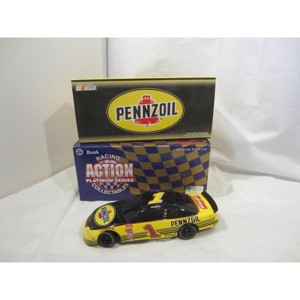 1:24 Stock Car Bank PENNZOIL #1 Steve Park 1998 Monte Carlo MINT Action